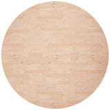 Round Table Top 80x4 cm Untreated Solid Wood Oak 342912