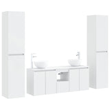 Bathroom Furniture Set 5 pcs White 33 x 34.5 x 160 cm 3406023