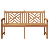 Garden Bench 150 x 60 x 90 cm Solid Teak Wood 42001968
