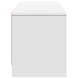 TV Cabinet with LED White 165 x 34 x 40 cm Engineered Wood 3418722