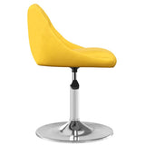 Swivel Dining Chairs 2 pcs Mustard Yellow Velvet 335290