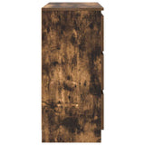 Sideboard Smoked Oak 80x35x76 cm Engineered Wood 861737