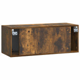 Wall-Mounted TV Cabinet Smoked Oak 78.5 x 31 x 30 cm 898040