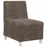 Modular Sofa Unit Armless 2 pcs Dark Grey 55 x 74 x 82 cm 3399790