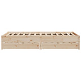 Bed Frame without Mattress 140x200 cm Solid Wood Pine 3301710