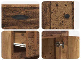 Side Cabinet Old wood 40 x 50 x 75 cm Engineered wood 881447
