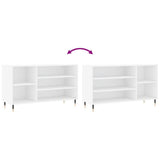 Shoe Cabinet White 102x36x60 cm Engineered Wood 831404