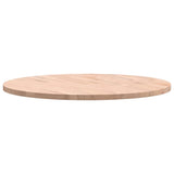 Table Top 80x2.5 cm Round Solid Wood Beech 355918