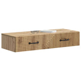 Wall-Mounted Side Table Artisan Oak 87.5 x 34.5 x 17 cm 898674