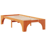 Bed Frame Brown 80 x 200 cm Solid Pine Wood 873009