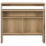 Bar Table with 2 Table Tops Oak 130x40x120 cm 280219