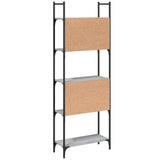 Bookshelf 5-Tier Grey Sonoma 60.5x24x166.5 cm Engineered Wood 838866