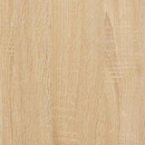 Desk Sonoma Oak 139x139x75 cm Engineered Wood 837588