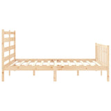 Bed Frame without Mattress 160x200 cm Solid Wood Pine 3192046