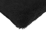Cushion Cover 6 pcs HEERLEN Black 80 x 80 cm PV Fleece 913726