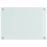 Kitchen Backsplash 2 pcs White 70 x 50 cm Tempered Glass 3415519