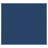 ZNTS Weighted Blanket Blue 220x235 cm King 15 kg Fabric 350801