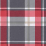 Chair Cushions 2 pcs Red Check 58 x 77 x 4.5 cm Oxford Fabric 361843
