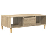 Coffee Table Sonoma Oak 102 x 55 x 35 cm Engineered Wood 876191