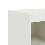Highboard White 67x39x95 cm Steel 841804