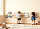 Wooden Busy Board, 5 in 1 Activity Wall Panels for Kids 3 Years, for Daycare, Playroom, Home T3398P422171