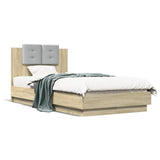Bed Frame Sonoma oak Engineered wood, Plywood Small Single 3210068