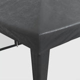 Party Tent with 12 Mesh Sidewalls Anthracite 8x4 m HDPE 4010074