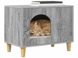 Cat House Grey Sonoma 51 x 30 x 52 cm Engineered Wood 8000668