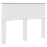 Bed Frame with Headboard White 120 x 190 cm Solid Pine Wood 3410627