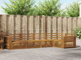Sectional Sofa Set 5 pcs Natural Solid Acacia Wood 3374814