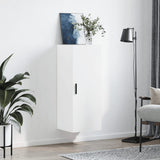 Wall Mounted Cabinet White 34.5x34x90 cm 828868