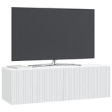 Wall-Mounted TV Cabinet White 98 x 31 x 30 cm Engineered Wood 898555