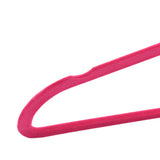 100 pcs Clothes Hanger Set Anti-slip Pink Velvet 289925