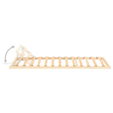 Slatted Bed without Mattress Base Adjustable Head 90x200cm 327262