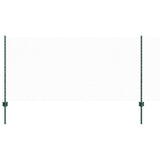 Welded Wire Fence 10 x 1 m PVC-Coated Steel Green Mesh 3336681
