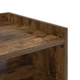 Bedside Cabinet with Shelf 2 pcs Smoked Oak 40 x 40 x 61 cm 859475