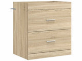 Bathroom Furniture Set Sonoma Oak 61 x 40 x 84.5 cm 3404368