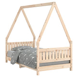 Kids Bed Frame 80x160 cm Solid Wood Pine 834504