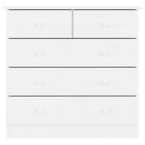 Chest of Drawers ALTA White 77x35x73 cm Solid Wood Pine 353922