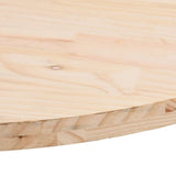 Table Top 110x55x2.5 cm Solid Wood Pine Oval 824335
