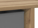 Desk with Drawer Artisan Oak 100 x 40 x 75 cm Engineered Wood 8000459