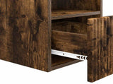 Bathroom Cabinet Smoked Oak 30 x 41 x 50 cm Engineered Wood 890497