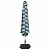 Garden Parasol with LED Lights and Base 200 x 300 cm Polyester 42036248