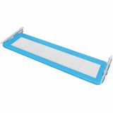 Toddler Safety Bed Rail 2 pcs Blue 150x42 cm 276088
