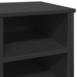 Shoe Cabinet Black 90x38x61.5 cm Engineered Wood 848644