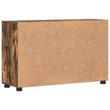 Sideboard with Shelf FLORIN Smoked Oak 88.5 x 30.5 x 55.5 cm 880296