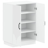Shoe Cabinet HOORN 59.5 x 39.5 x 87 cm Engineered Wood White 897305