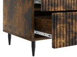 Bedside Cabinet 2 pcs Smoked Oak 43 x 34.5 x 47.5 cm 894766