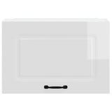 Kitchen Wall Cabinet Kalmar High Gloss White Engineered Wood 853599