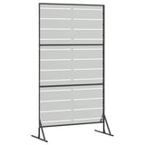 Privacy Screen 100 x 50 x 180 cm Galvanised Steel Silver 868568